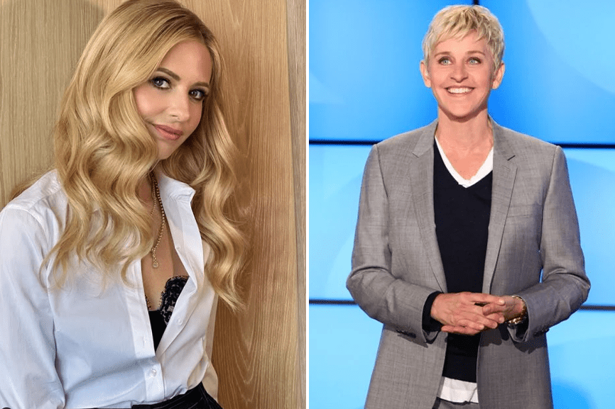 Blonde woman with wavy hair wearing a white shirt, smiling confidently, professional portrait, messy but make it cute, modern fashion, indoor setting, stylish, casual elegance, hair and makeup focused.