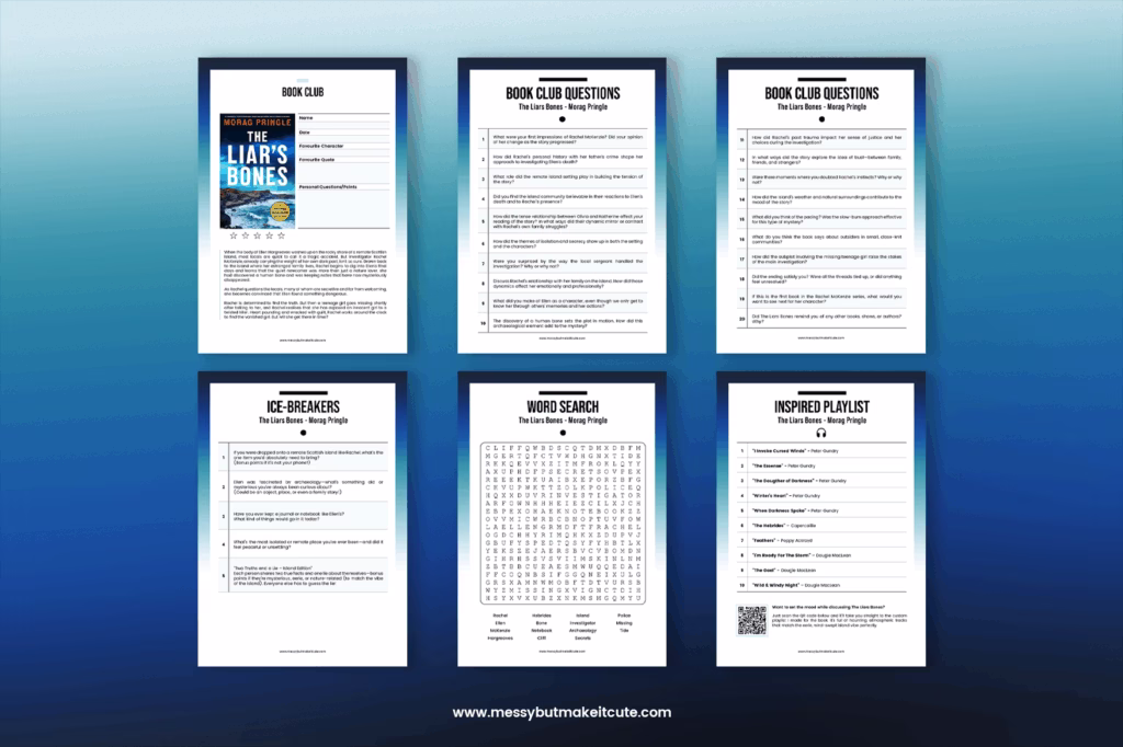 The Liars Bones Book Club Questions Printable