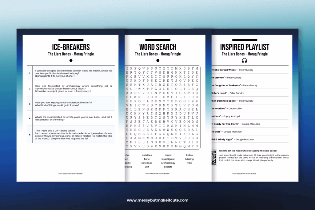 The Liars Bones Book Club Questions Printable